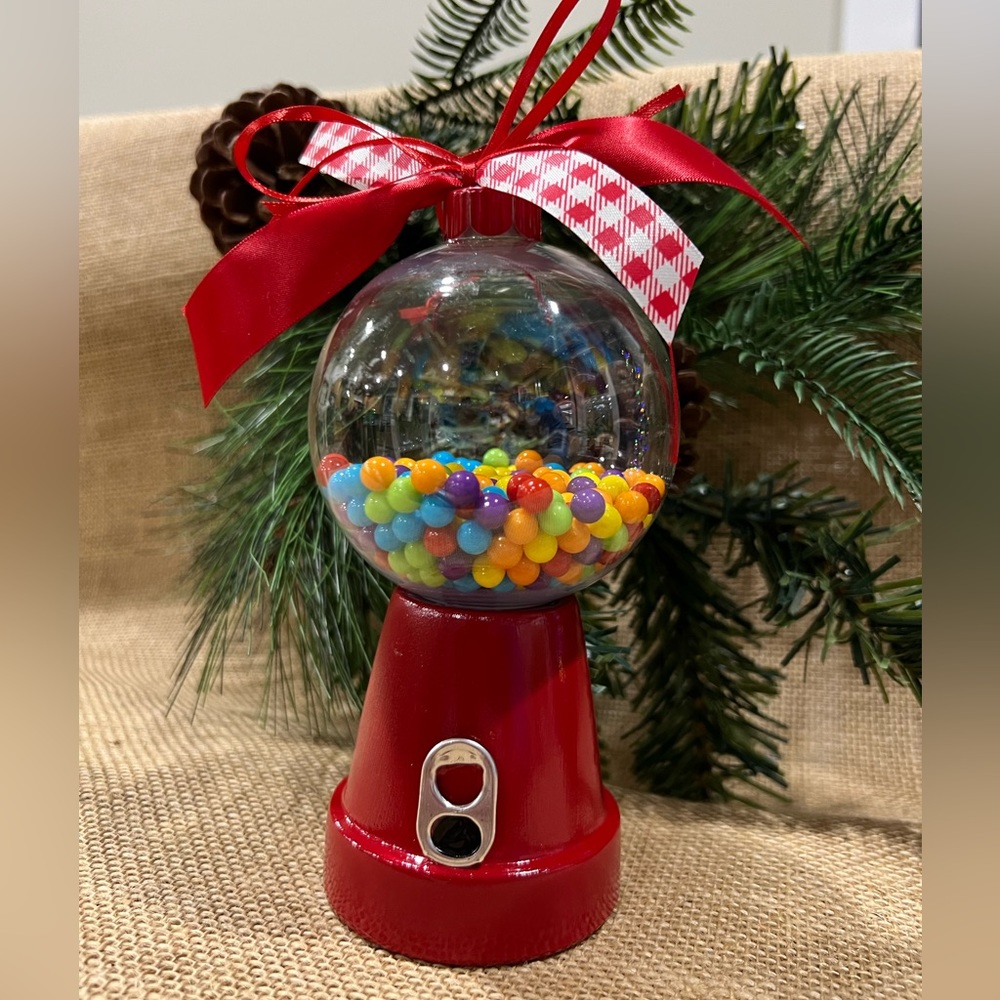 Handmade Bubble Gum Machine ornaments NEW